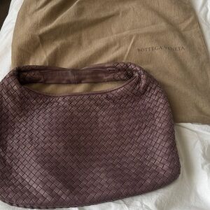 Bottega Veneta Mauve Woven Hobo Bag